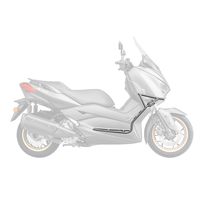 Barre de protection pour moto XMAX 300, acier à haute teneur en carbone, noir, pare-chocs avant de moto non destructif