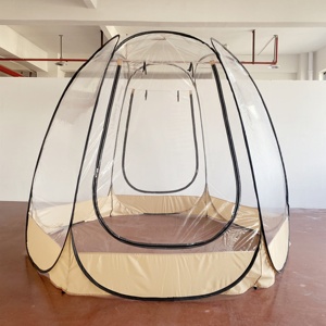 <b>Hexagonal</b> Transparent Viewing <b>Tent</b> Outdoor Panoramic Camping <b>Tent</b> Waterproof Anti-Fog Camping Shelter - Product Image 1