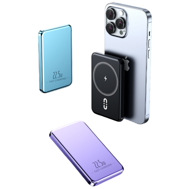 Factory High Quality Magnetic Wireless Power Bank 10000mah and 5000mAh High Capacity Portable Fast Charging Charger