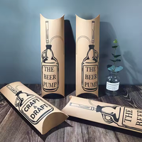 Petite boîte à oreiller en carton kraft recyclable écologique personnalisée finition mate revêtement UV marque TELILONG Guangdong logo personnalisé