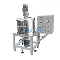 Réservoir de mélange de fondant liquide de disperseur à grande vitesse de récipient d'agitation d'acier inoxydable avec le réservoir de mélangeur de cisaillement élevé d'émulsion inférieure