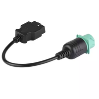 Câble de diagnostic automobile personnalisé 16 broches, répartiteur en Y, connecteur femelle OBD2 vers J1939 Deutsch 9 broches pour analyseur de moteur