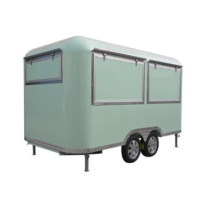 Fuente de la fábrica ce aprueba de algodón de caramelo de comida móvil de acero inoxidable cocina <span class=keywords><strong>furgonetas</strong></span> para venta - Product Image 1