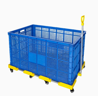 Paniers de transport en plastique en gros pour usines, paniers pour fruits et légumes frais