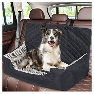 Vente en gros de lits de luxe XXL <span class=keywords><strong>pour</strong></span> chiens Design à carreaux <span class=keywords><strong>Siège</strong></span> d'<span class=keywords><strong>auto</strong></span> rehausseur Housse de <span class=keywords><strong>siège</strong></span> arrière <span class=keywords><strong>pour</strong></span> animaux de compagnie <span class=keywords><strong>pour</strong></span> grands chiens - Product Image 3