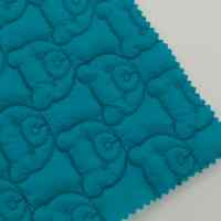 Tissu matelassé en nylon 100% respirant, imperméable, à rayures verticales, tissé et brodé, pour vêtements de bébé, garçons et filles, MINT