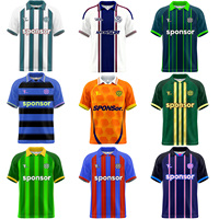 Camiseta de Fútbol Sublimada, Ropa Deportiva, Último Diseño OEM ODM, Camiseta de Fútbol para Hombre, Cuello Redondo, Ligera