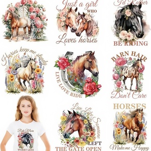 Wholesale Heat Transfers for DTF Transfer Patches <strong>T</strong> <strong>Shirt</strong> Iron on <strong>Decals</strong> Heat <strong>Printing</strong> Sticker <strong>Decals</strong> - Product Image 3