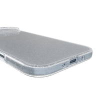 Coque arrière transparente en TPU souple avec strass scintillants pour iPhone 17 Air – Étui de protection pour fille avec diamants