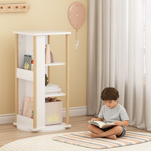 Bibliothèque tournante pour enfants, style Montessori, étagère de rangement pour enfants, pour la maison, la chambre, la salle de jeux, <span class=keywords><strong>meubles</strong></span> gain de place - Product Image 3
