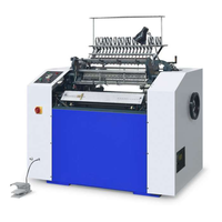 Máquina de Coser Semiautomática de Formato Ancho con Lubricación Automática para Encuadernación de Tapa Dura de Gran Formato