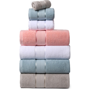 Asciugamano in <span class=keywords><strong>Puro</strong></span> <span class=keywords><strong>Cotone</strong></span> Spesso e Morbido con Motivo Jacquard a Coda di Pesce, Tinto in Seta Brillante, per Viso, Bagno e Regalo - Product Image 5
