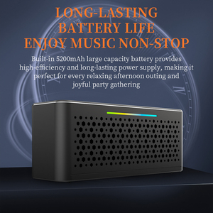 Cyboris <span class=keywords><strong>T3</strong></span> <span class=keywords><strong>Pro</strong></span> Metal 60W ฟังก์ชั่น TWS แบบพกพา DJ สเตอริโอไร้สายลำโพง Boombox สำหรับงานปาร์ตี้ในร่ม/กลางแจ้ง - Product Image 6