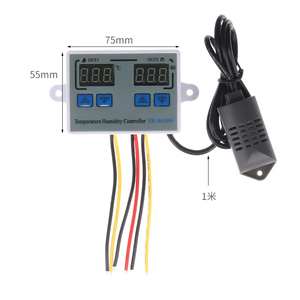 DC24V XK-W1099 Digital Thermostat Humidity Controller Incubator <strong>Temperature</strong> Controller 10A Direct <strong>Output</strong> Hygrometer <strong>Control</strong> - Product Image 1