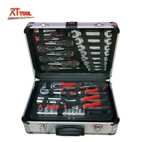 Rttool – kit d'outils, 128 pièces, kits de clés mécaniques, clé combo, tournevis, ensemble d'outils mécaniques