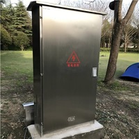 Boîte de distribution extérieure en acier inoxydable, armoire électrique PLC extérieure, armoire électrique en acier inoxydable, 304 sur mesure