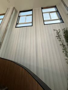 Panneau mural WPC moderne, imperméable, rainuré, pour extérieur, revêtement extérieur rayé, pour jardin, bâtiment, mur TV, hôtel, balcon, <span class=keywords><strong>terrasse</strong></span> - Product Image 4