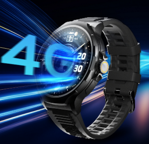 Montre connectée 4G GT100 1,85 pouces avec caméra rotative Wifi, appels vidéo, 4+32 Go, carte Nano SIM, installation d'applications Playstore, galerie, GPS - Product Image 3