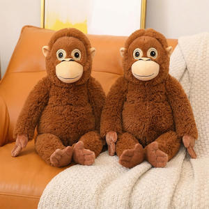 Peluche Realistico di Orangutan Personalizzabile all'Ingrosso, Morbido Giocattolo con Braccia Lunghe Appendibile, Bambola di Peluche per Regali Aziendali CPC - Product Image 4