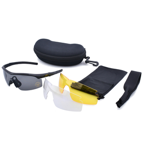 Gafas Tácticas Antivaho para Tiro, Ciclismo, Montañismo, Polarizadas, con Tres <span class=keywords><strong>Juegos</strong></span> <span class=keywords><strong>de</strong></span> <span class=keywords><strong>Lentes</strong></span> - Product Image 1