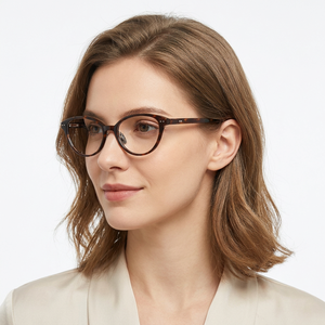 Lunettes anti-lumière bleue RTS de haute qualité, monture œil-de-chat en acétate faite à la main, charnières à ressort, verres AC, unisexe, tendances 2026 - Product Image 5