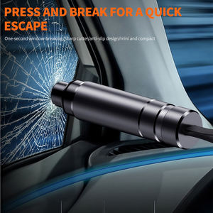 Marteau de sécurité portable sous l'eau brise-outil d'évacuation d'urgence avec coupe-ceinture de sécurité brise-verre de <span class=keywords><strong>voiture</strong></span> sauvetage pour les voitures - Product Image 5