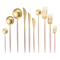 Ensemble de couverts de luxe en acier inoxydable 18/10, finition miroir, qualité restaurant, design nordique écologique, vaisselle de mariage DAOQI