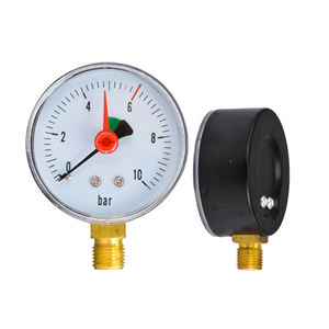Manomètres de haute qualité 0-4bar 0-6bar 0-10bar pour systèmes de chauffage au sol et pièces d'équipement sous pression - Product Image 1