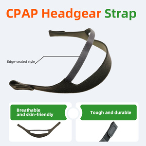 Cinghia <span class=keywords><strong>per</strong></span> la testa in nylon riutilizzabile <span class=keywords><strong>per</strong></span> maschera CPAP, con imbottitura in spugna confortevole, fascia <span class=keywords><strong>per</strong></span> maschera da notte Dreamwear - Product Image 2