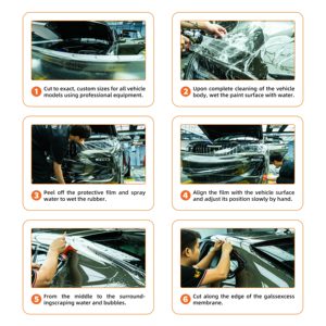 Pellicola Protettiva per Veicoli in PET <span class=keywords><strong>PPF</strong></span> ad Alta Prestazione e Lucentezza, Nero Diamante Cangiante, Durevole, per Cambio Colore di Tutte le Auto - Product Image 2