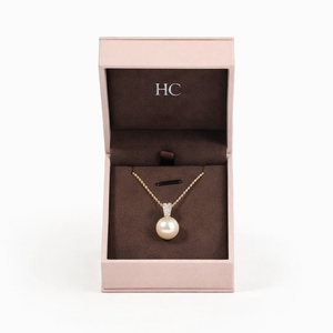 Boîte à bijoux minimaliste en cuir PU avec couvercle rabattable, insert en velours, estampage à chaud, logo personnalisé, vente directe d'usine - Product Image 6