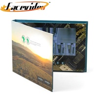 Brochure interactive LCD 7 pouces 16:9 Huihong HH-0049, personnalisable avec logo promotionnel, style musical, articles cadeaux en papier, livre vidéo – Vente directe usine