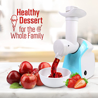 Mini sorbetière domestique automatique de 1 litre pour enfants Machine à servir molle faite maison à faire soi-même pour yaourt glacé gelato sorbet