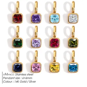 eManco Dropshipping: Set de Dijes de Acero Inoxidable con Piedras de Nacimiento, Venta Directa de Fábrica, Envío en 48 Horas, Joyería de Horóscopos - Product Image 6