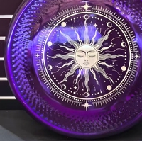 Purple Stainless Steel Sound Healing Sun Goddess Handmade Gong for Gong Bath