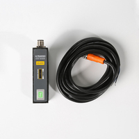 Sensor ultrasónico de seguimiento de bordes de alta precisión US-400S con bomba para sistema de guiado de banda, carcasa de aleación de aluminio