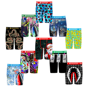 Venta al por mayor Ethica Shark Print Top-Rated Transpirable Chic <span class=keywords><strong>Boxer</strong></span> Brief Ropa interior para hombres - Product Image 2