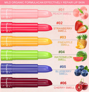 Bálsamos Labiales con Color de Melocotón, Fresa, Sandía, Arándano y Piña, Juego de Lápices Labiales que Cambian de Color, Tinte Labial, Queen - Product Image 4