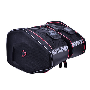Sac de selle latéral pour moto MENAT, sac de selle imperméable à coque rigide géométrique pour moto, sac de selle pour la conduite - Product Image 2