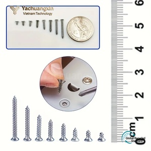 Outils de quincaillerie, vis à bois en acier inoxydable, ensemble de 800 pièces, tête ronde zinguée, tailles assorties pour la menuiserie - Product Image 2