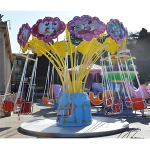 Kích thước đầy đủ đồng tiền hoạt động <span class=keywords><strong>Kiddie</strong></span> giáng sinh Carousel phim hoạt hình bay Ghế đi xe đồ chơi - Product Image 6