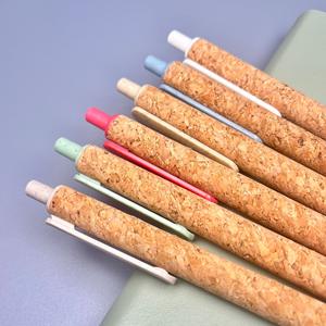 Reciclado Natural Trigo Clip Corcho Barril Ecología ECO Bolígrafo con Logo - Product Image 4