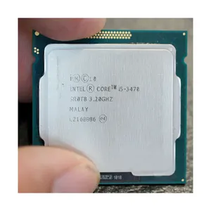 Düşük fiyat kullanılan Cpu I5 bilgisayar Intel Core I5 3470 3570 4570 7400 7500 8400 9400 9400F vb Procesador I5 i3 I7 toptan