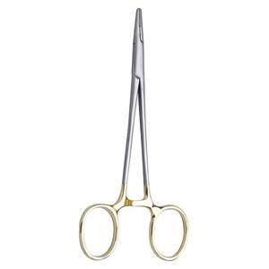 Pinza Portaagujas Quirúrgica de Calidad Alemana, Recta, Instrumentos de Sutura, Portaagujas Castroviejo con Bloqueo, 18 cm, Más Vendida - Product Image 3