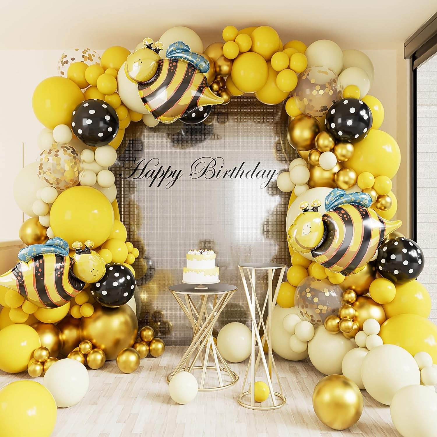 Kit D'arche De Ballons Roses - 138 Pièces - Rose Pâle, Blanc, Doré, Beige, Guirlande De Ballons En Latex Pour Anniversaire, Mariage, Saint-Valentin, Décorations De Fête De Princesse