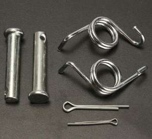 Pedane Poggiapiedi in Acciaio Inox per Moto CRF50 XR50 YZ85 YZ125 Pit Dirt Motor Trail Bike Motocross Pedana Anteriore - Product Image 4