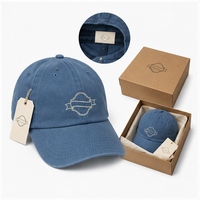 Gorra de Papá de Lujo Estructurada de Algodón Cepillado con 6 Paneles, Ajustable, con Logotipo Personalizado y Bordado, Fabricada Directamente de Fábrica (OEM)