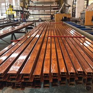 Profili in alluminio estruso ZHL per rivestimento di pareti facciate in legno di alluminio 3d esterne personalizzate battens - Product Image 6