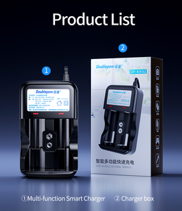 Double pow KH32 Chargeur de batterie 5W Multifonctionnel 1.2V Affichage LED AA AAA C <span class=keywords><strong>D</strong></span> 9V Chargeur de piles rechargeables - Product Image 6