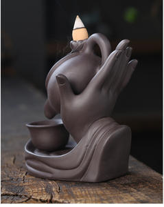 Yoga méditation thé cérémonie mignon style chinois reflux brûleur d'encens bougeoirs nouvelles décorations <span class=keywords><strong>pour</strong></span> la maison créatives particulières - Product Image 3